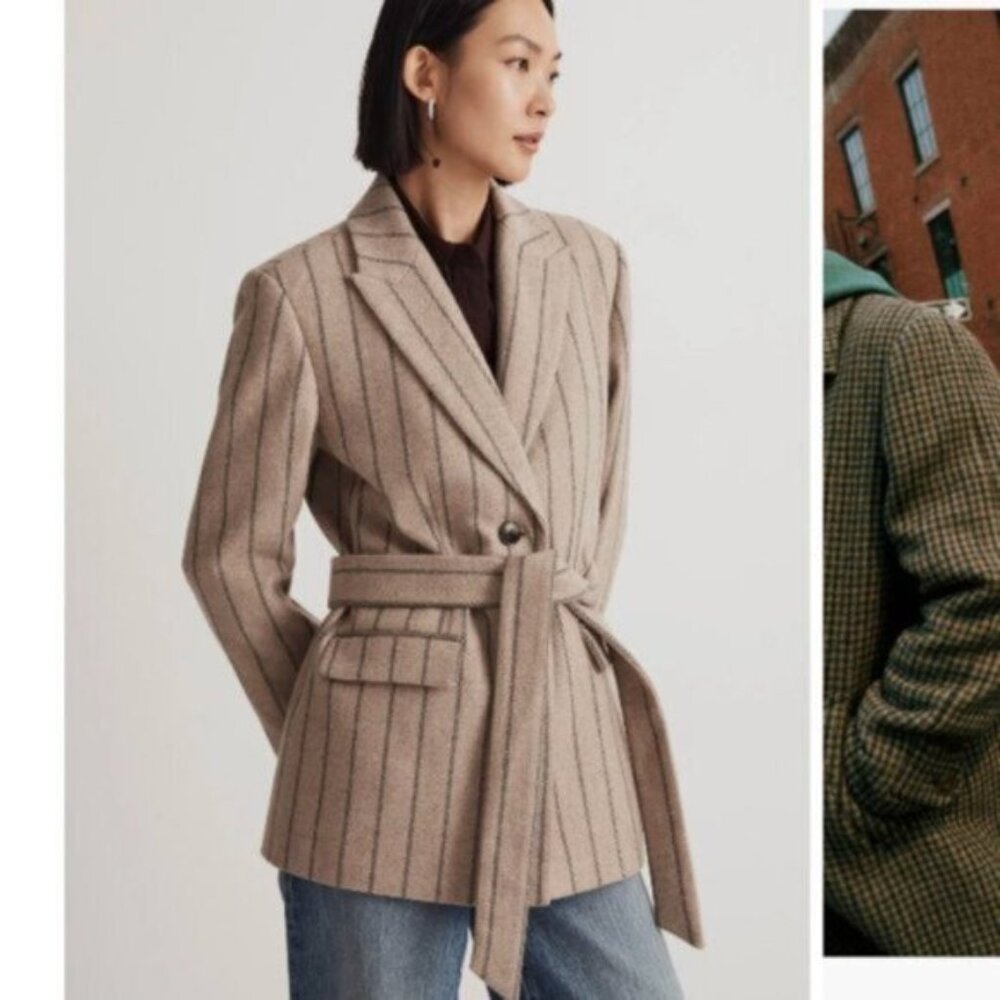 NWT Madewell The Bedford Oversized Blazer Size 8 Medium
